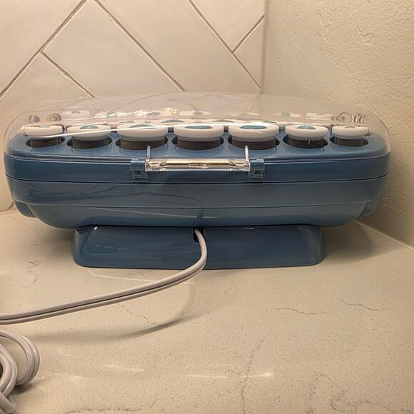 BaBylissPRO Nano Titanium Hot Rollers Set 20 Pc Hair Curlers Clips Included - Picture 2 of 6